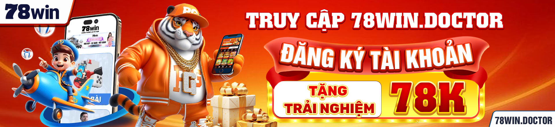 Đăng ký tài khoản tặng 78k